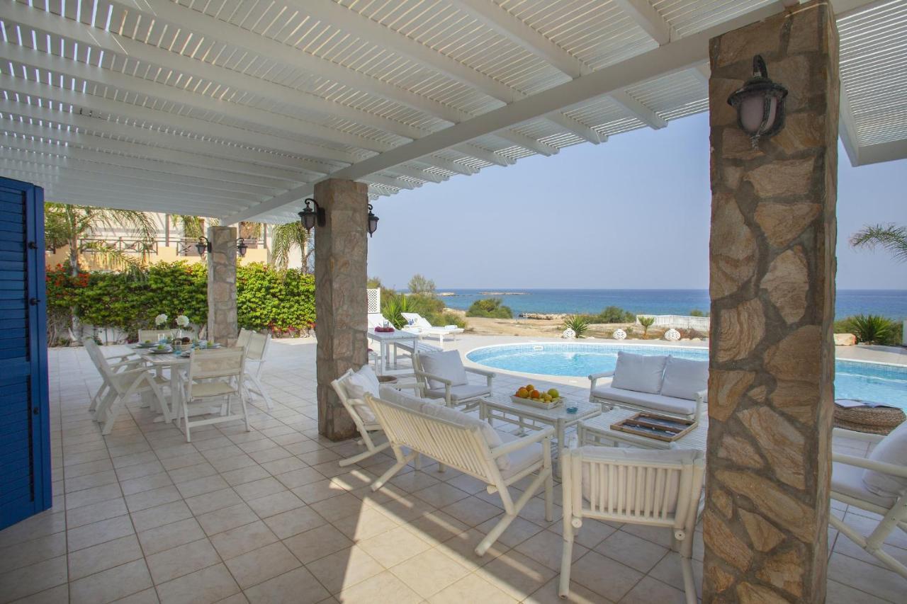 Mimoza Seafront Villa Protaras Exterior photo